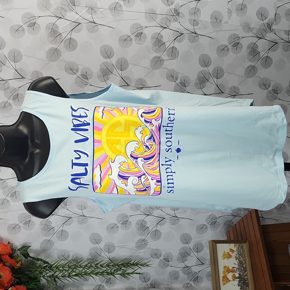 Simply Southern Salty Vibes Tank - Picture 4 of 7